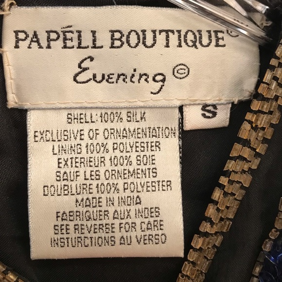 Papell Boutique Evening Women’s Sequin Top Sz‎ S - Picture 5 of 6